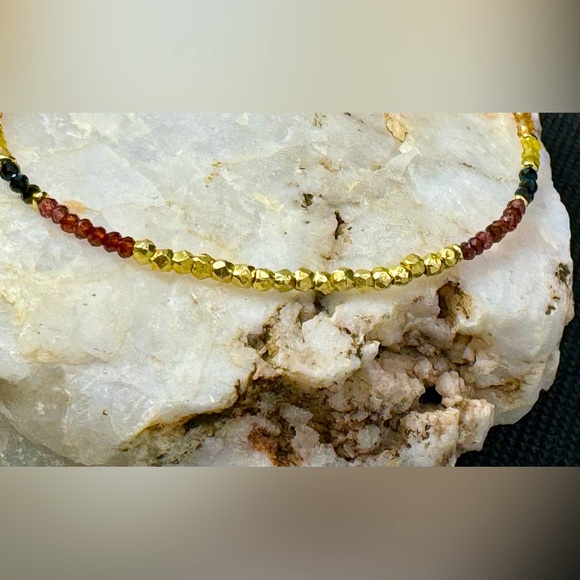 Tundra Sapphire and Vermeil Dainty Bracelet - Picture 11 of 13